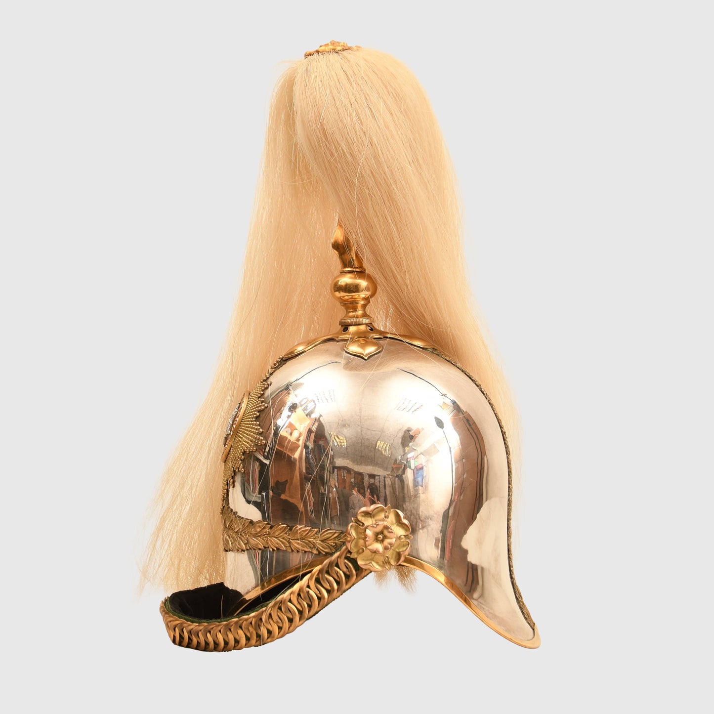 BRITISH 6TH INNISKILLING DRAGOONS OFFICERS 1871 PATTERN HELMET