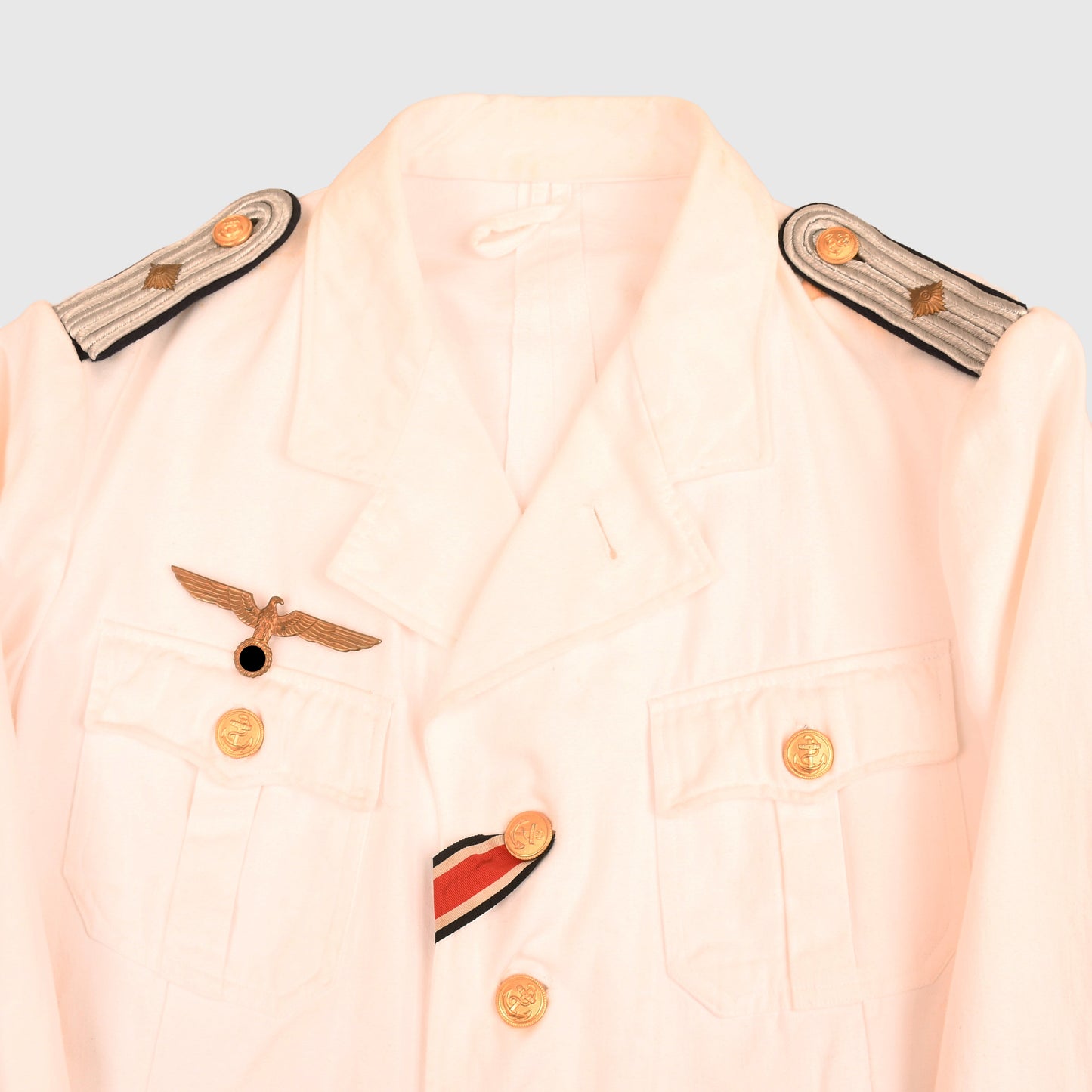GERMAN WWII KRIEGSMARINE OBERLEUTNANT ZUR SEE COMPLETE WHITE SUMMER UNIFORM