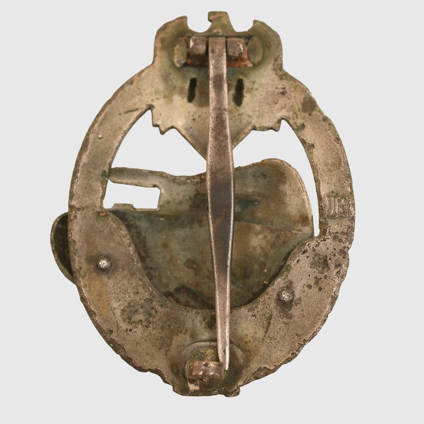 GERMAN WWII 25 TANK ASSAULT BADGE, DUG VERSION BY JFS