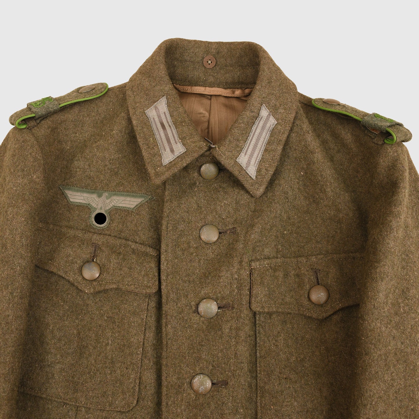 GERMAN WWII ARMY PANZER JAGER  M43 COMBAT TUNIC