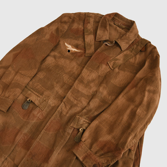 German WWII Luftwaffe Tan and Water Pattern Paratrooper Smock
