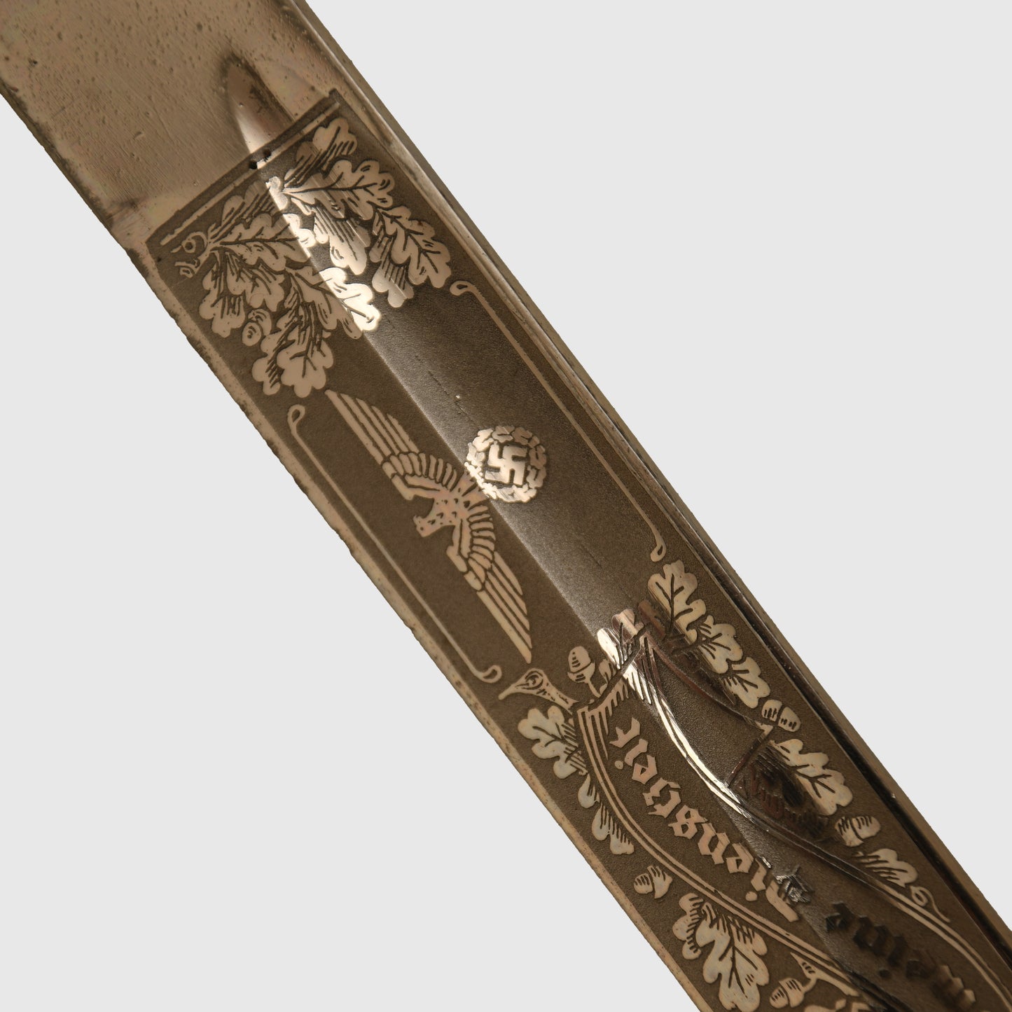 German WWII Army Etched Parade Display Piece