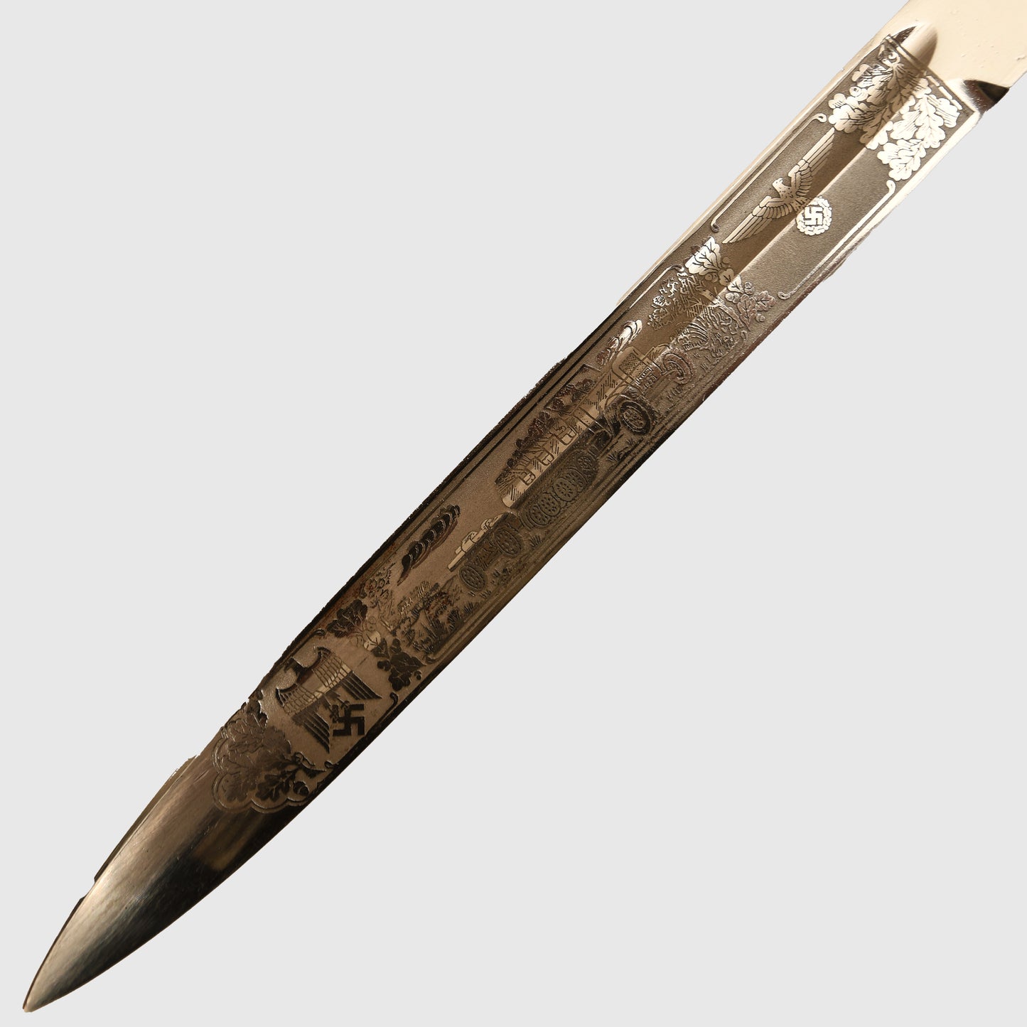 German WWII Army Etched Parade Display Piece