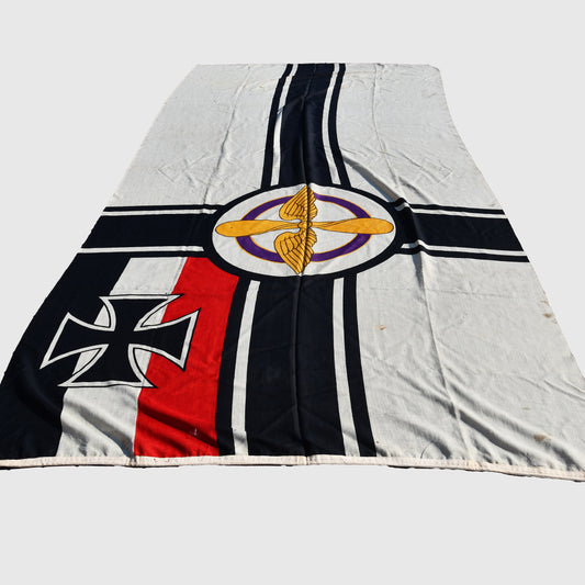 German WWI Very Rare Aviation Veterans Flag of the Post-WWI Period