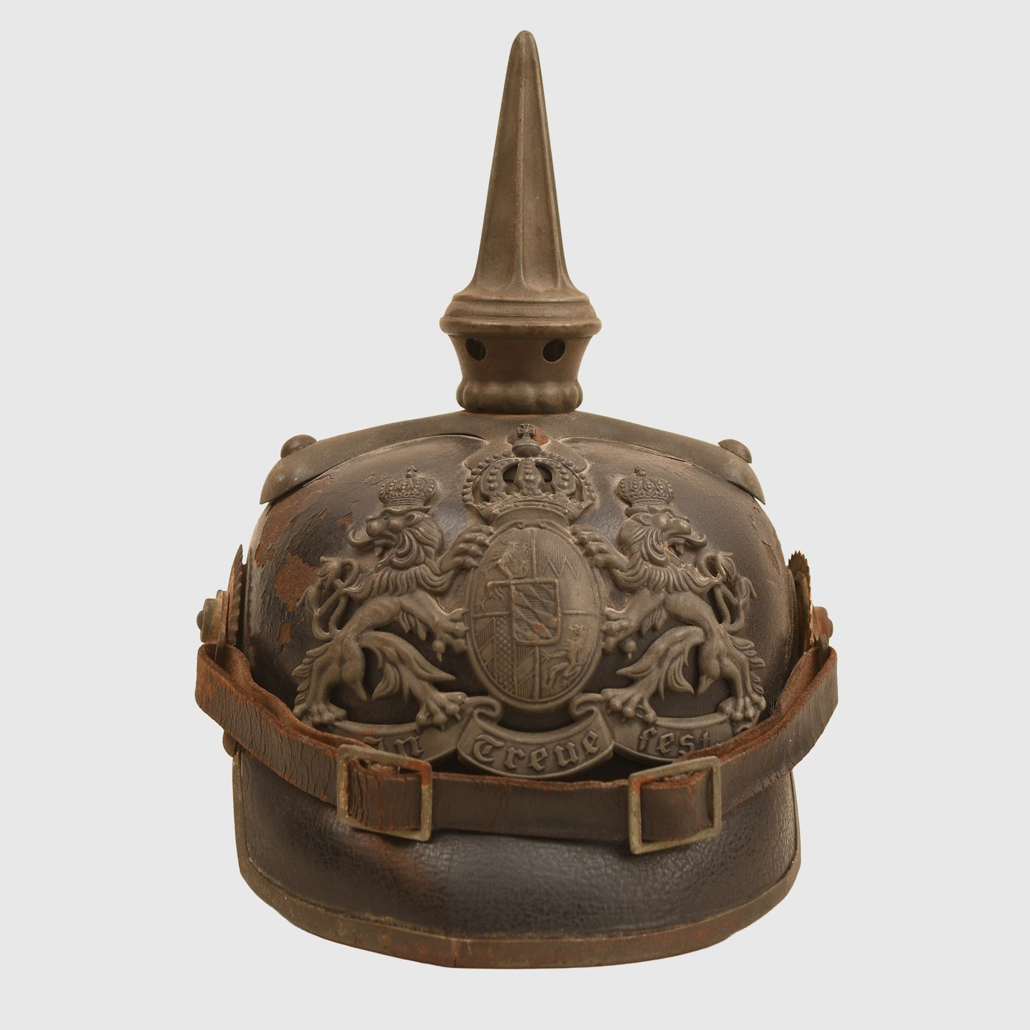 GERMAN WWI BAVARIAN ENLISTED CHEVAULEGER HELMET