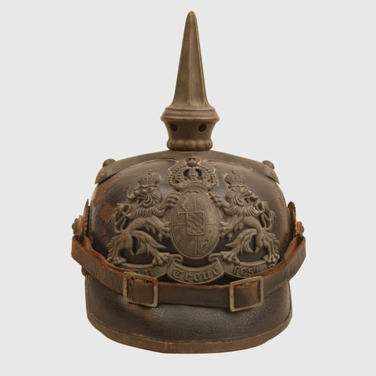 GERMAN WWI BAVARIAN ENLISTED CHEVAULEGER HELMET