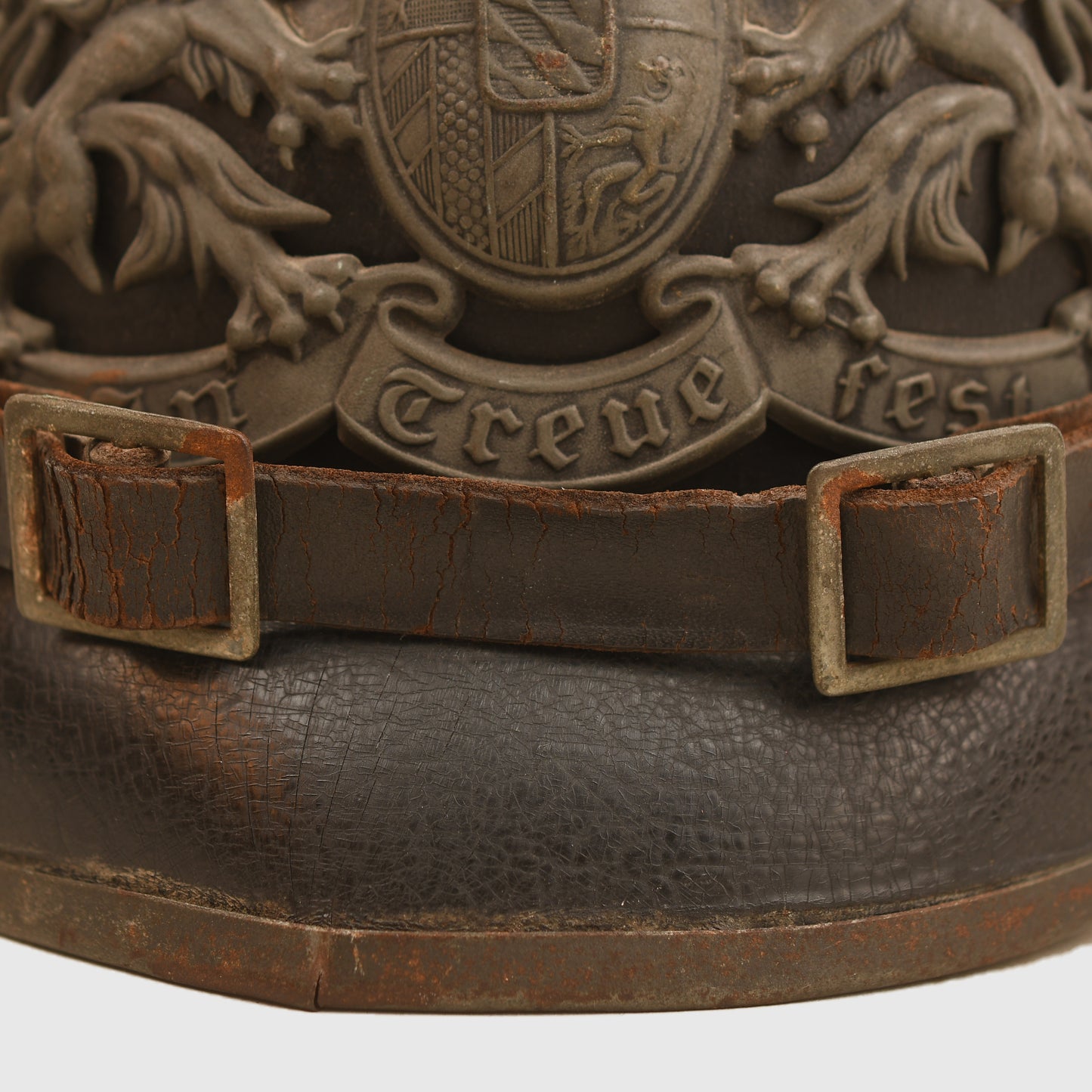 GERMAN WWI BAVARIAN ENLISTED CHEVAULEGER HELMET