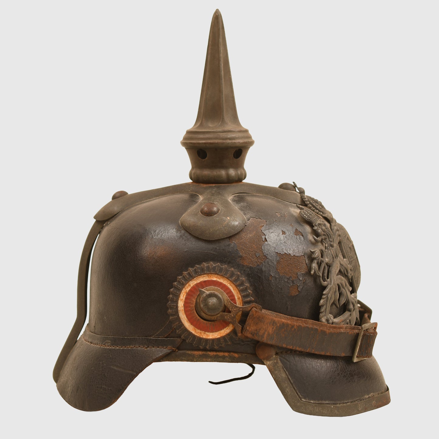 GERMAN WWI BAVARIAN ENLISTED CHEVAULEGER HELMET