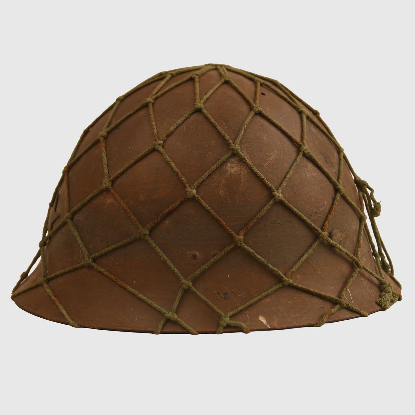Japanese WWII Type 90 Combat Helmet with Net Cover