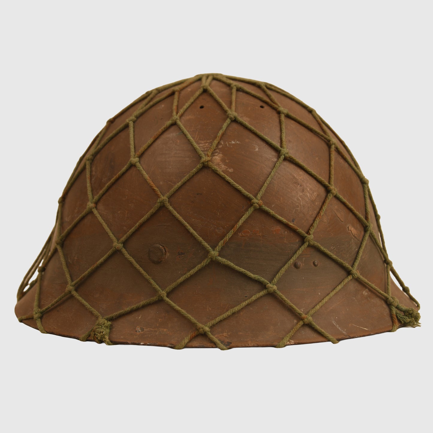 Japanese WWII Type 90 Combat Helmet with Net Cover