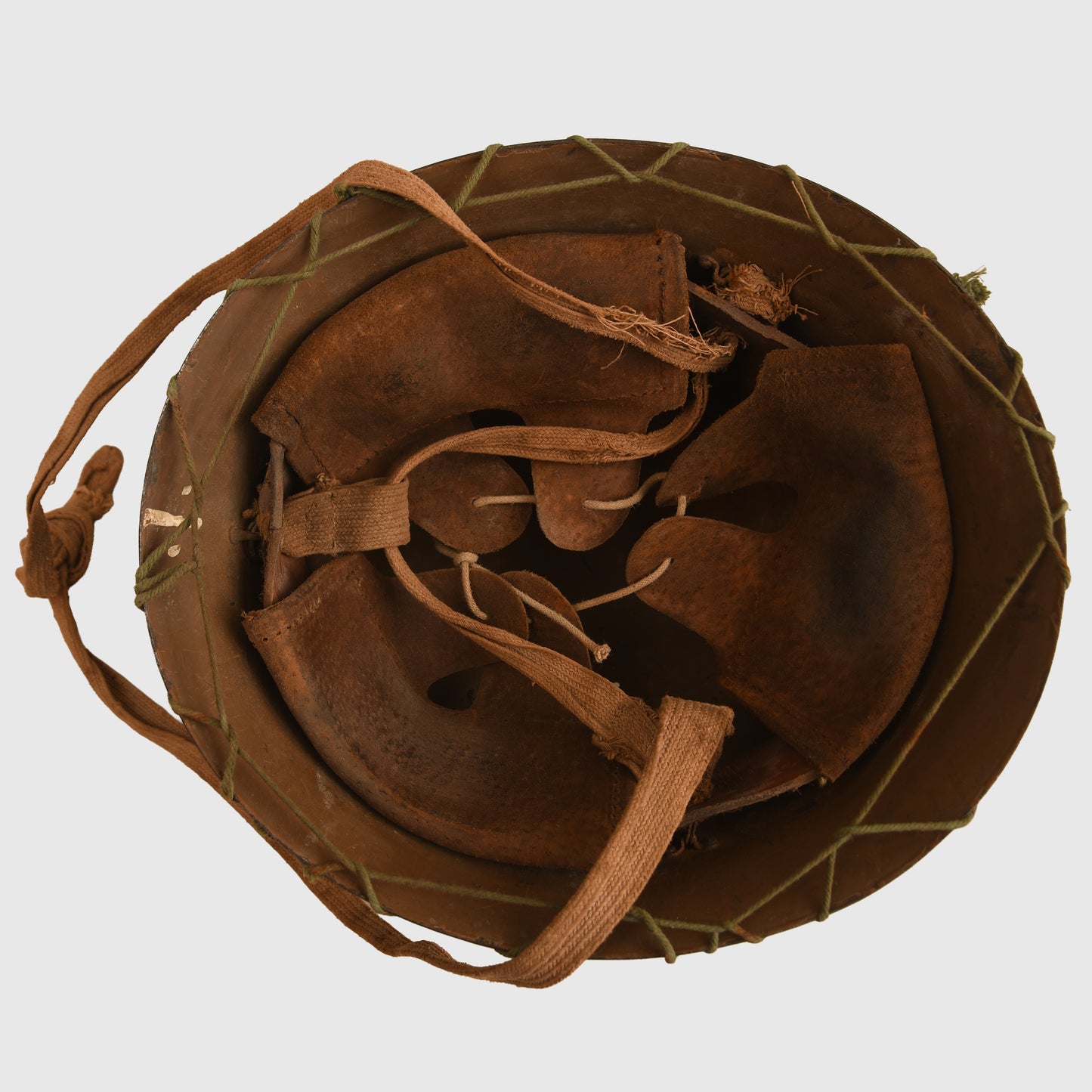 Japanese WWII Type 90 Combat Helmet with Net Cover