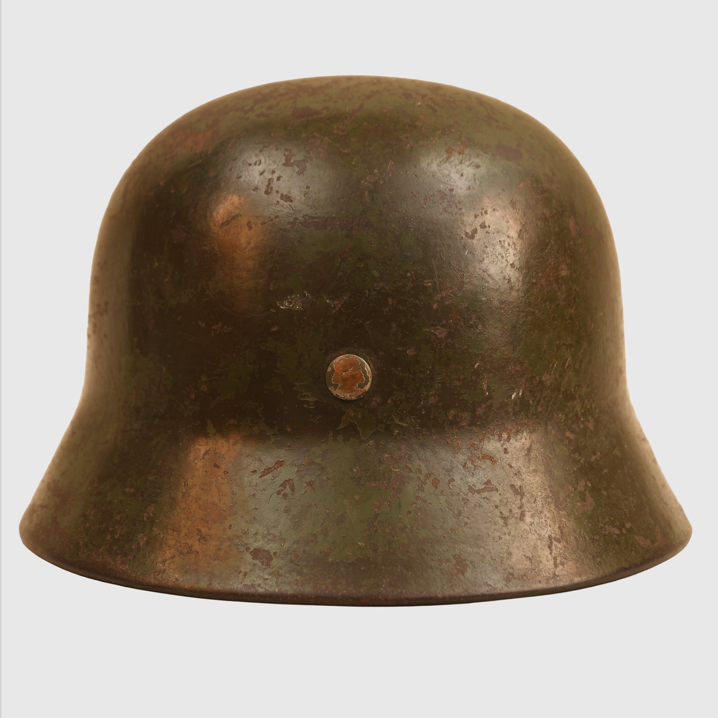 German WWII Army M35 Single Decal Combat Helmet