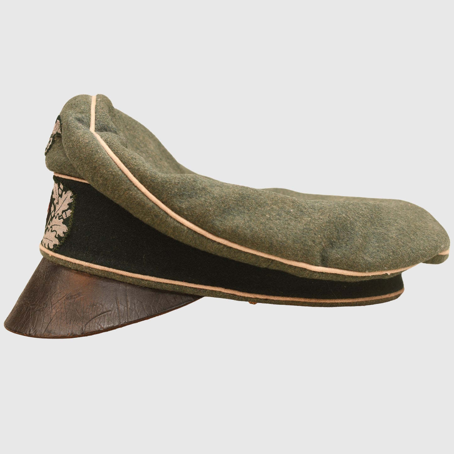 GERMAN WWII ARMY INFANTRY OFFICERS CRUSHER CAP - LARGE SIZE