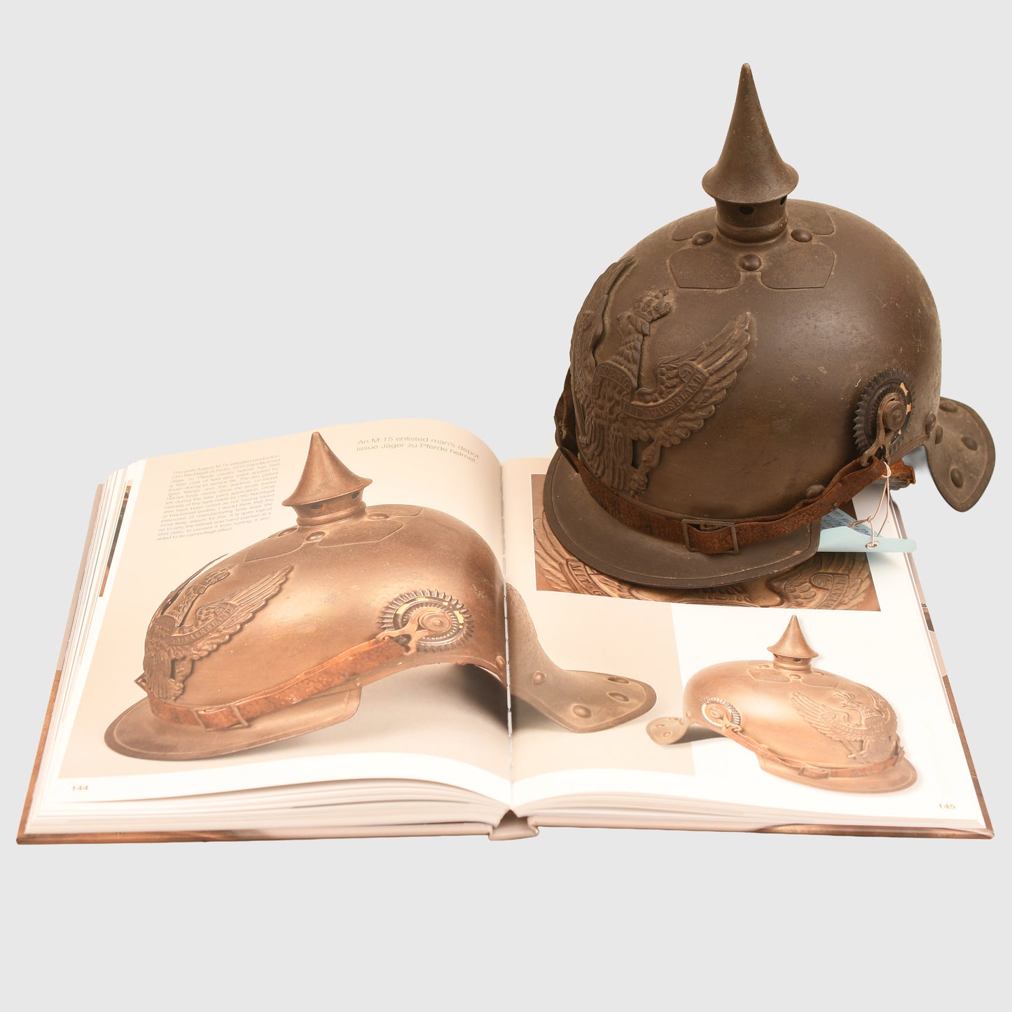 GERMAN WWI JAGER ZU PFERDE ENLISTED RANKS HELMET