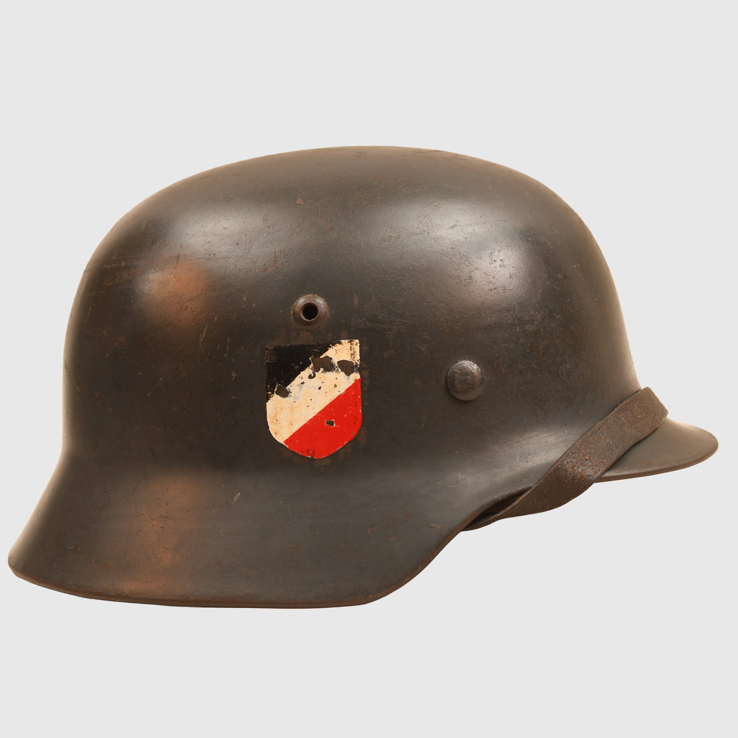 GERMAN WWII LUFTWAFFE M.35 DOUBLE DECAL COMBAT HELMET