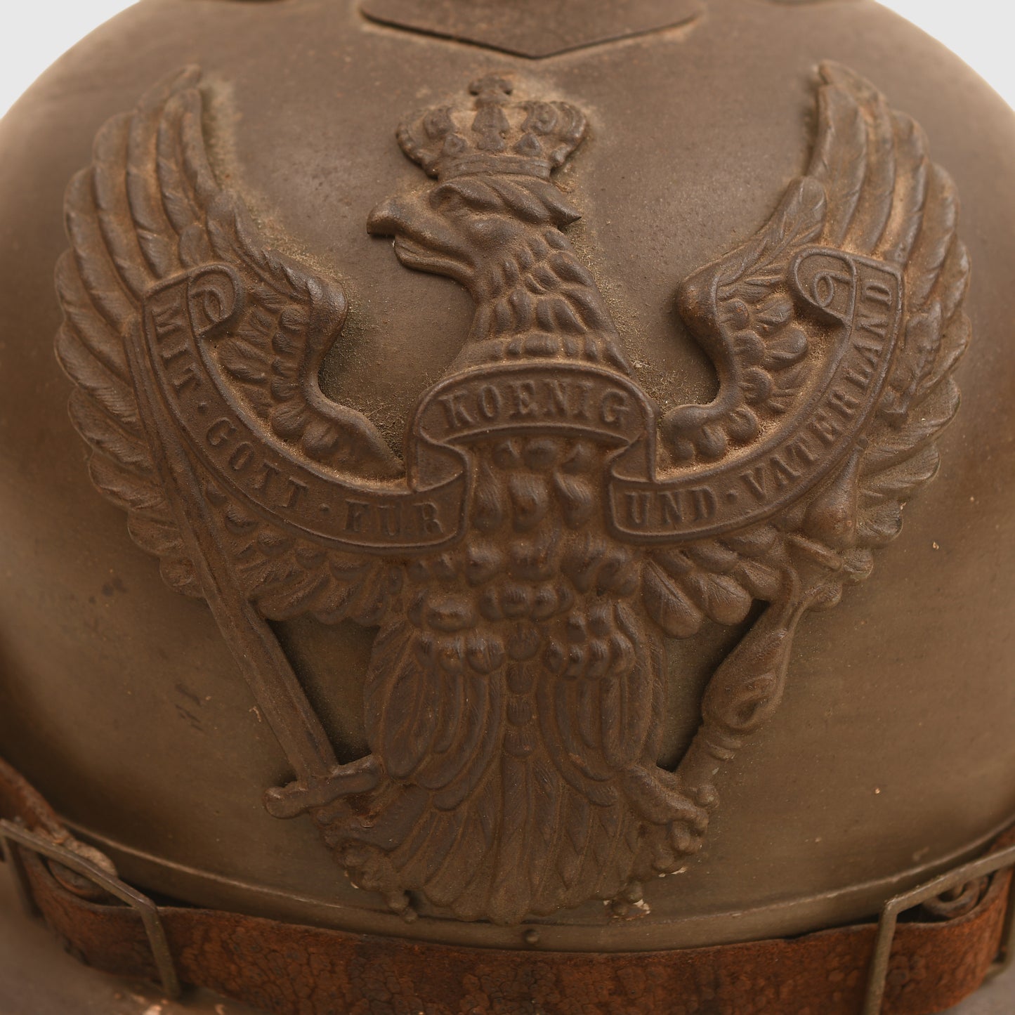 GERMAN WWI JAGER ZU PFERDE ENLISTED RANKS HELMET