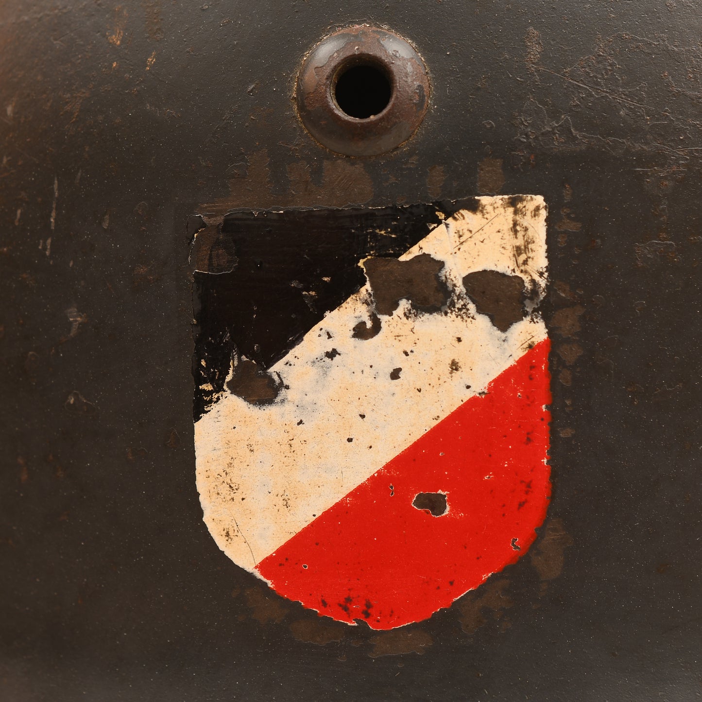 GERMAN WWII LUFTWAFFE M.35 DOUBLE DECAL COMBAT HELMET