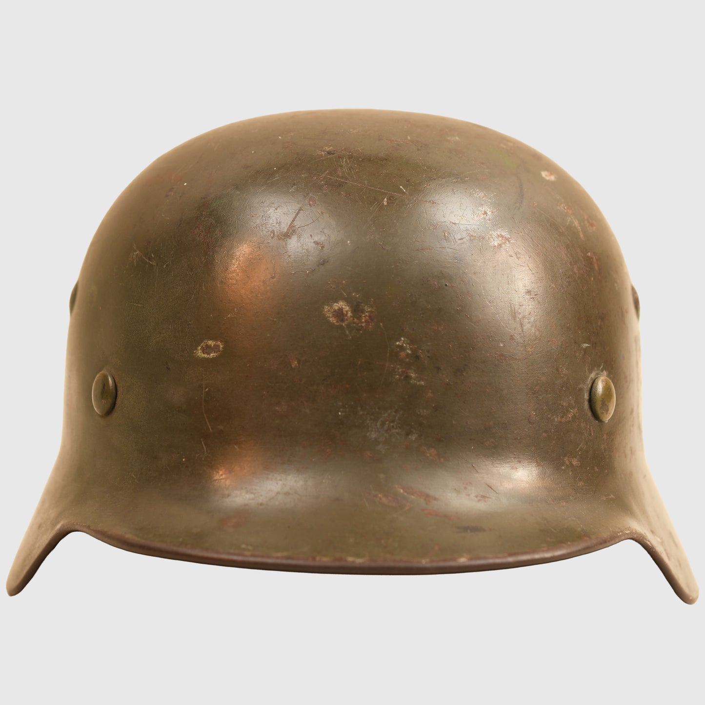 German WWII Kriegsmarine M.35 Single Decal Combat Helmet