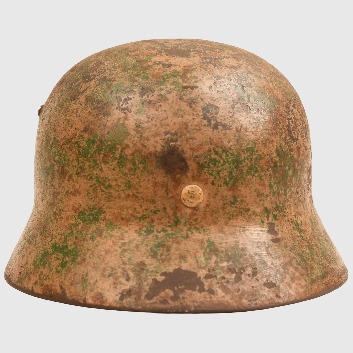 GERMAN WWII ARMY M35 CAMOUFLAGE COMBAT HELMET