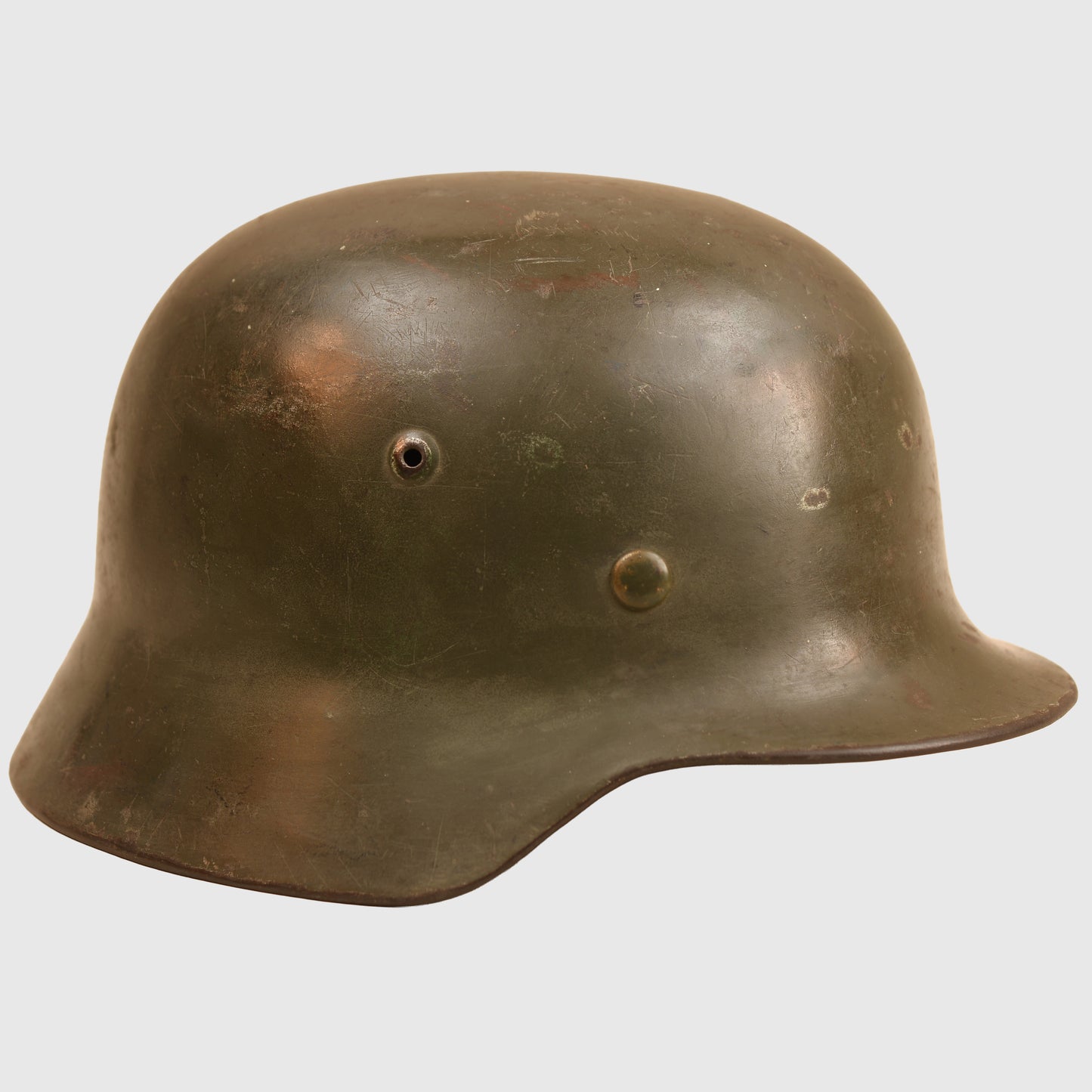 German WWII Kriegsmarine M.35 Single Decal Combat Helmet