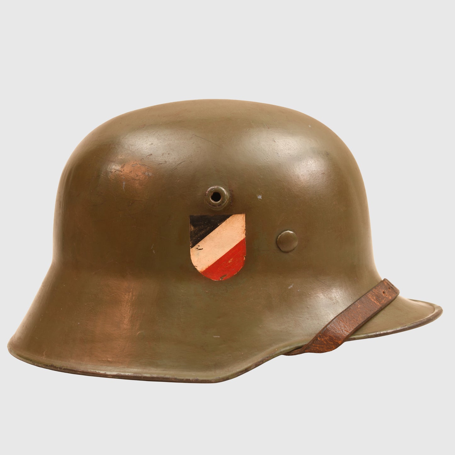 GERMAN WWII M16 0R 17 DOUBLE DECAL TRANSITIONAL HELMET