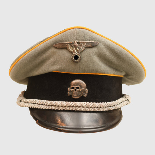 German WWII Waffen-SS Cavalry Officer’s Visor Cap