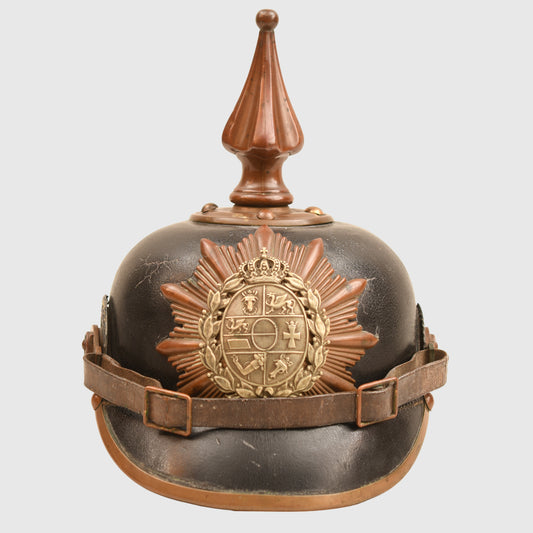 WWI IMPERIAL GERMAN MECKLENBURG SCHWERIN  REGIMENT 90 ENLISTED RANKS PICKELHAUBE