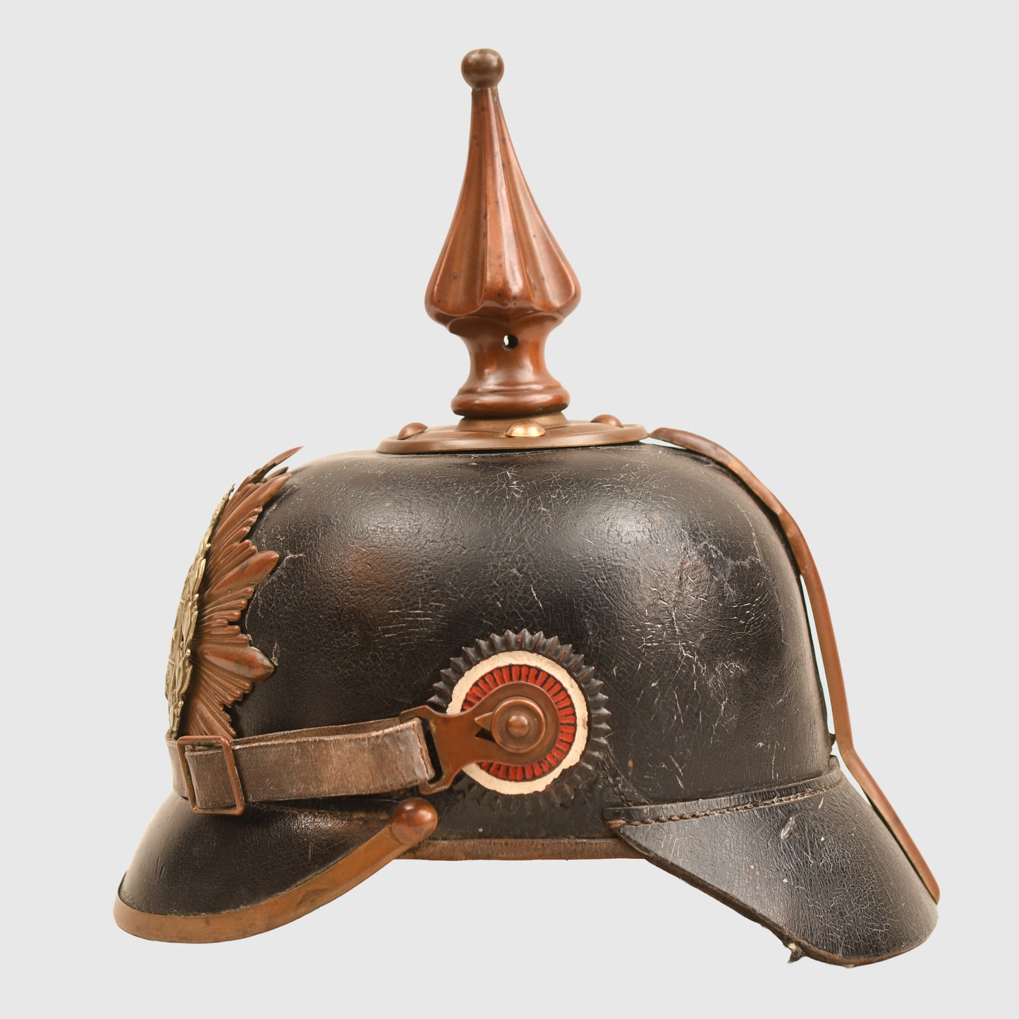 WWI IMPERIAL GERMAN MECKLENBURG SCHWERIN  REGIMENT 90 ENLISTED RANKS PICKELHAUBE