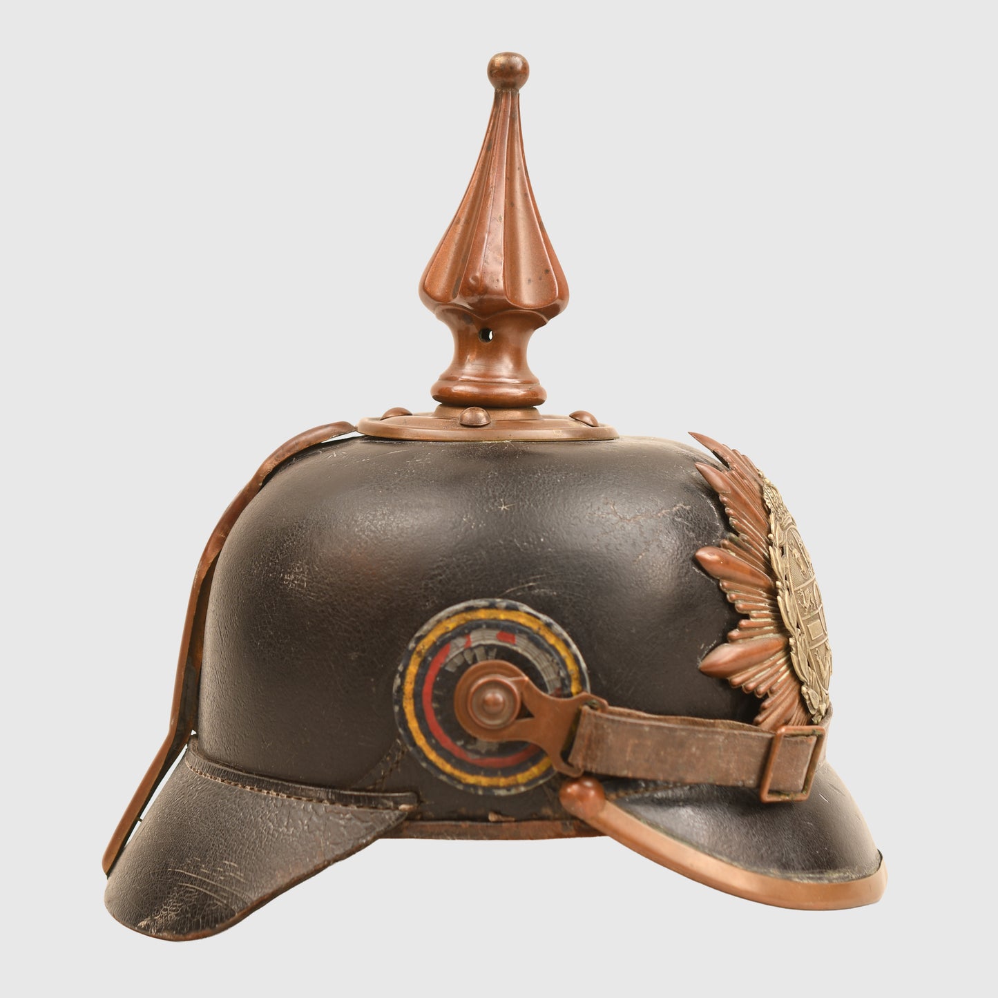 WWI IMPERIAL GERMAN MECKLENBURG SCHWERIN  REGIMENT 90 ENLISTED RANKS PICKELHAUBE