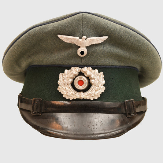German WWII Army Medical NCO Visor Cap