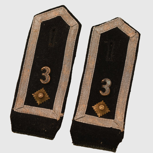 German WWII SS Totenkopf Standarte Shoulder Boards