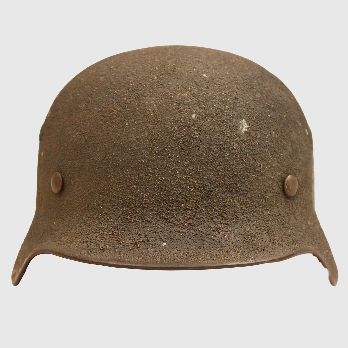 GERMAN WWII ARMY SINGLE DECAL GREY ROUGH FINISH M 35 CAMOUFLAGE COMBAT HELMET