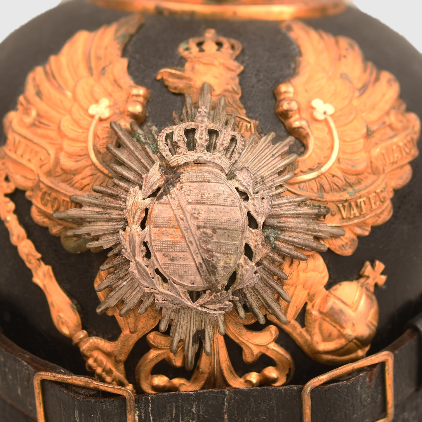 WWI IMPERIAL GERMAN THURINGEN INFANTRY REGIMENT NCO PICKELHAUBE