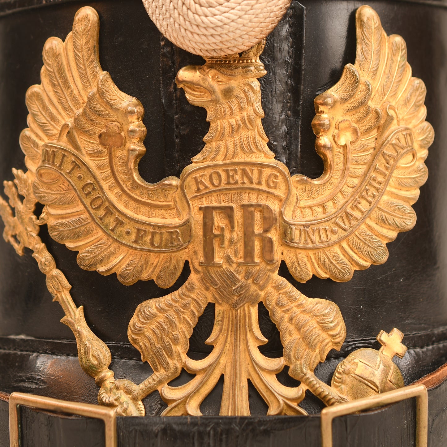 WWI IMPERIAL GERMAN  PRUSSIAN NCO JAGER SHAKO