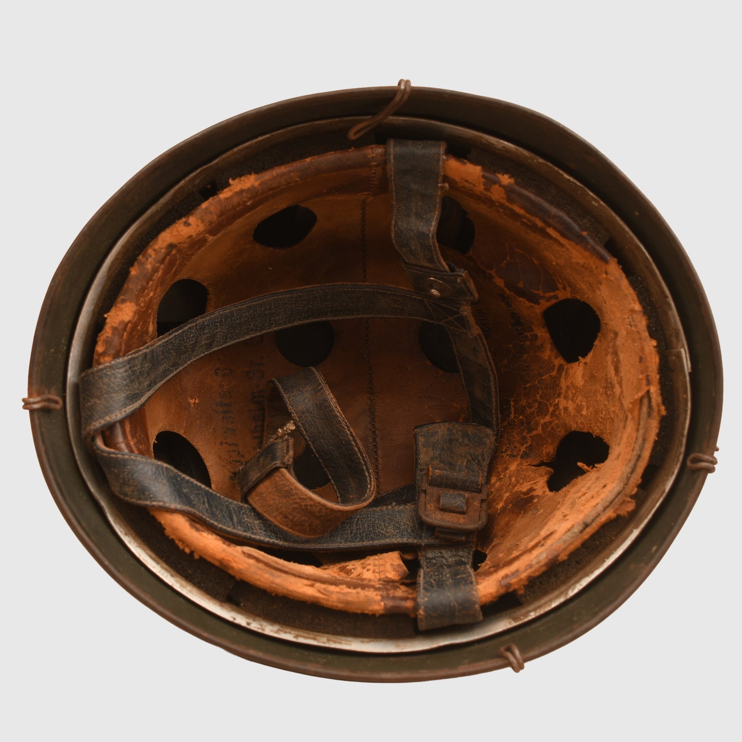 GERMAN WWII LUFTWAFFE CAMOUFLAGE SINGLE DECAL PARATROOPER HELMET