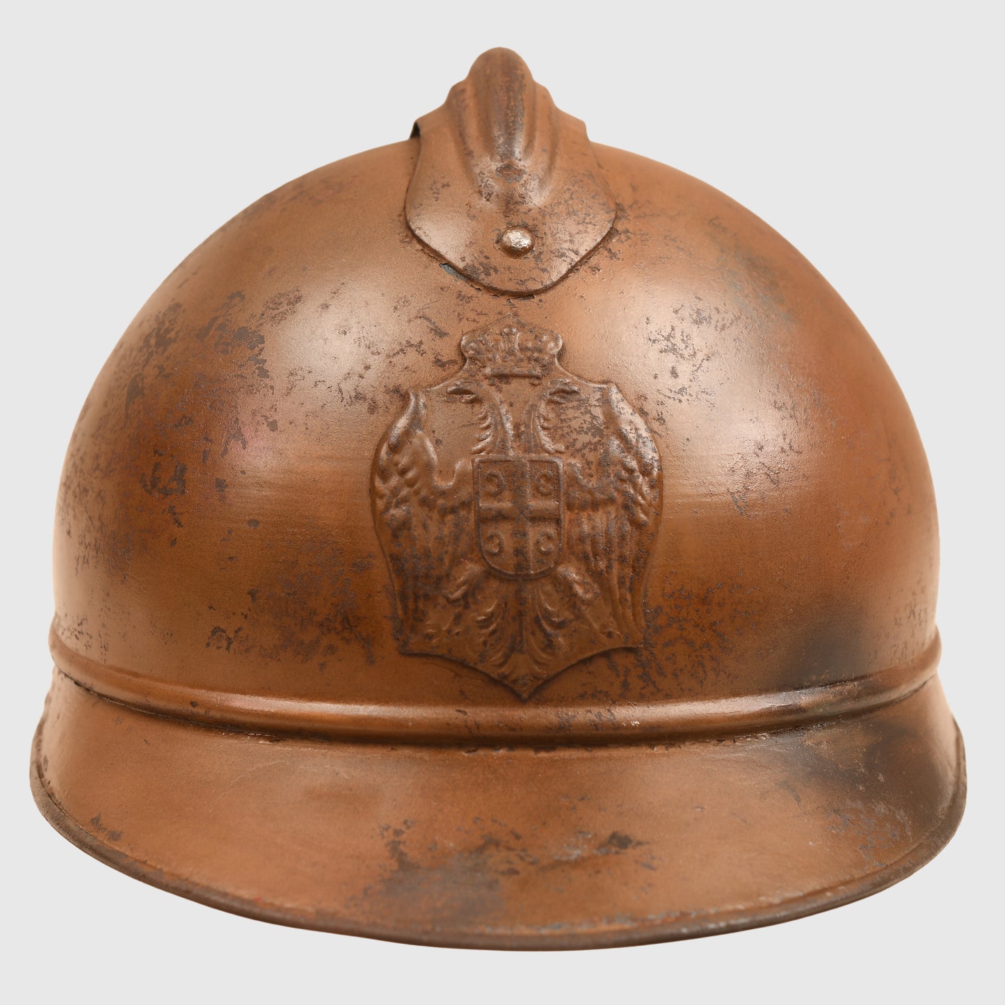 SERBIAN WWI COMBAT ADRIAN HELMET
