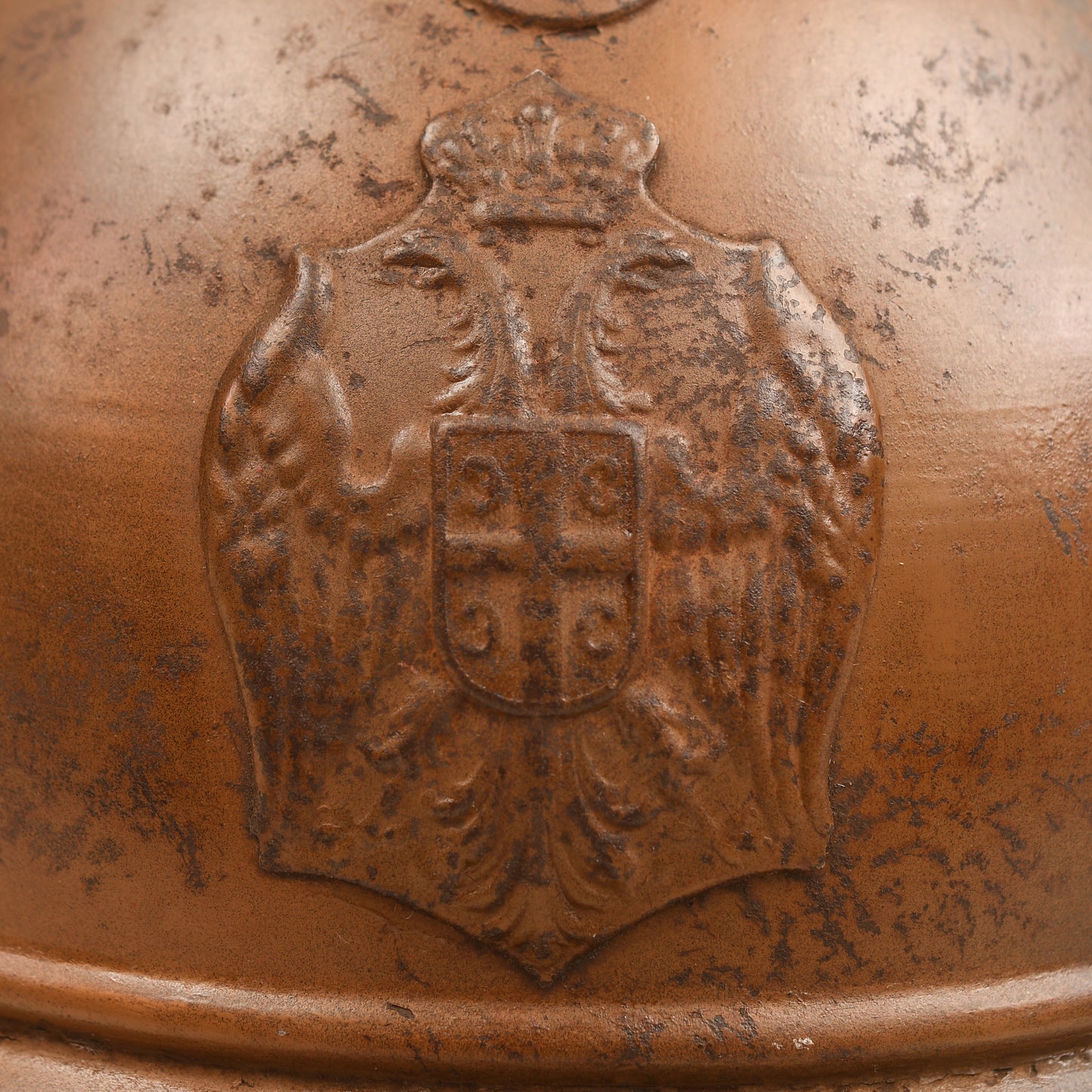 SERBIAN WWI COMBAT ADRIAN HELMET