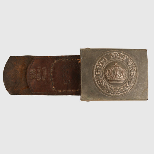 German WWI Prussian Guard Regiment Grey Finished Belt Buckle