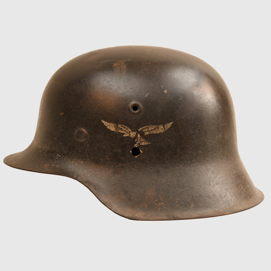 German WWII Luftwaffe M.42 Combat Helmet