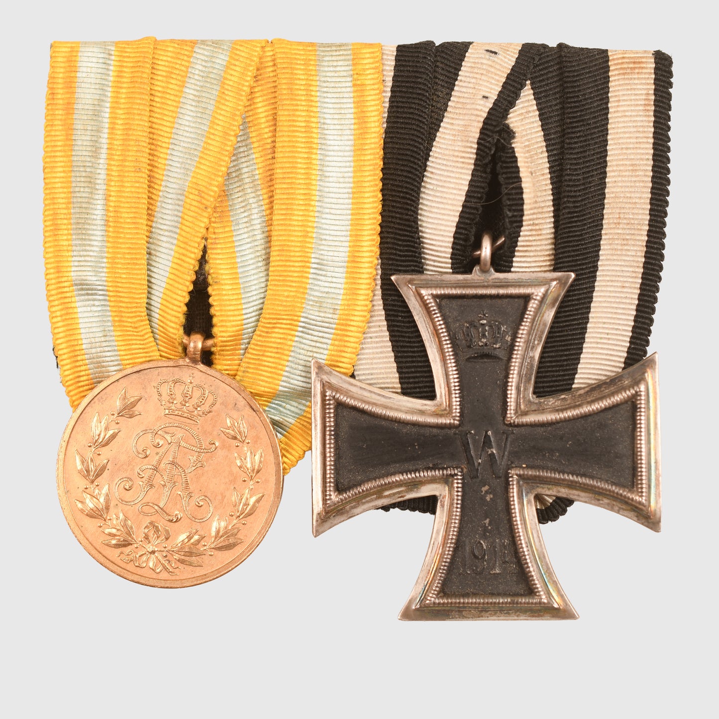 GERMAN WWI IMPERIAL MEDAL PAIR