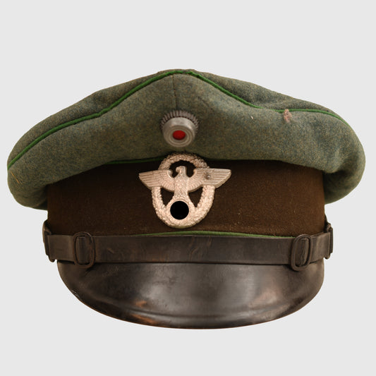 German WWII Schutzpolizei Visor Cap