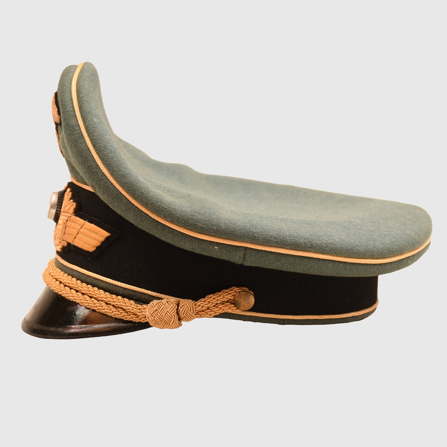 GERMAN WWII REICHSBAHN LEADERS VISOR CAP
