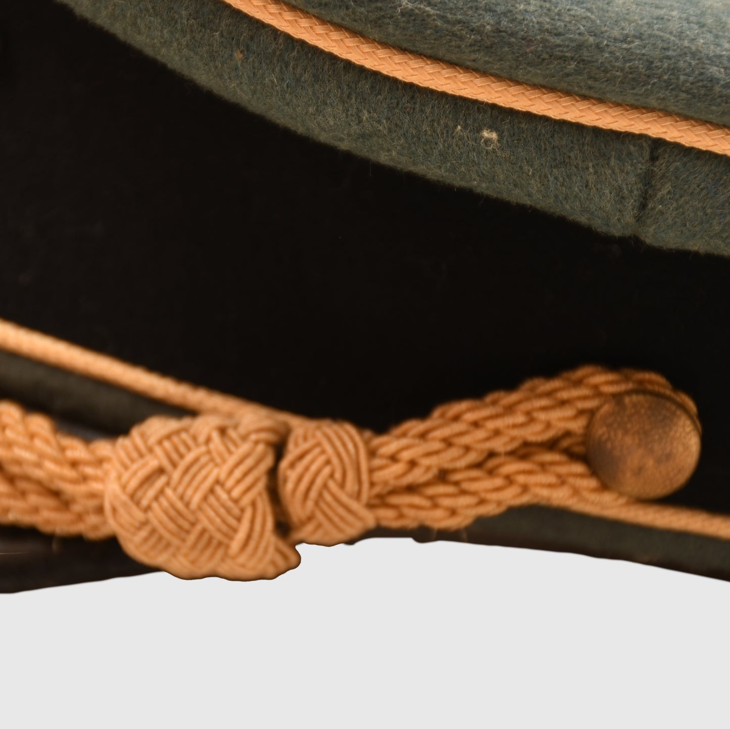 GERMAN WWII REICHSBAHN LEADERS VISOR CAP