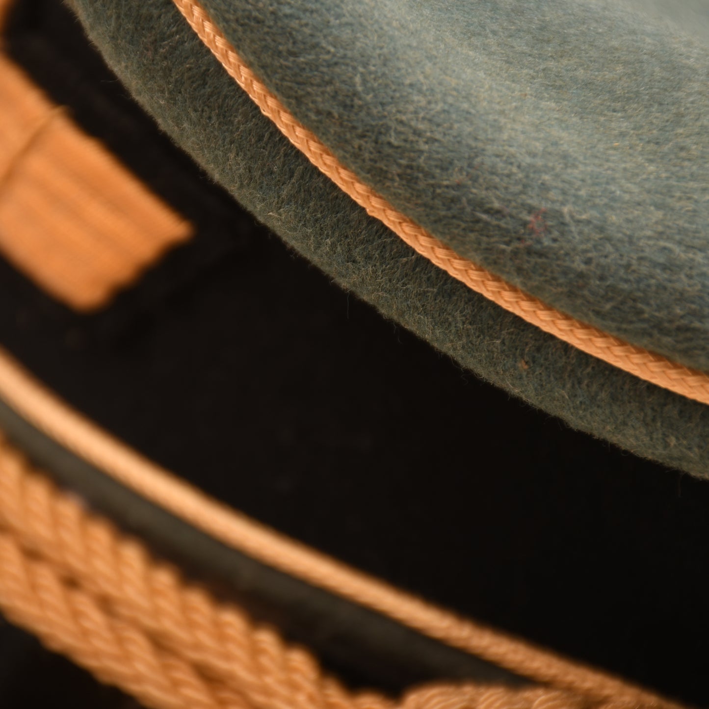 GERMAN WWII REICHSBAHN LEADERS VISOR CAP