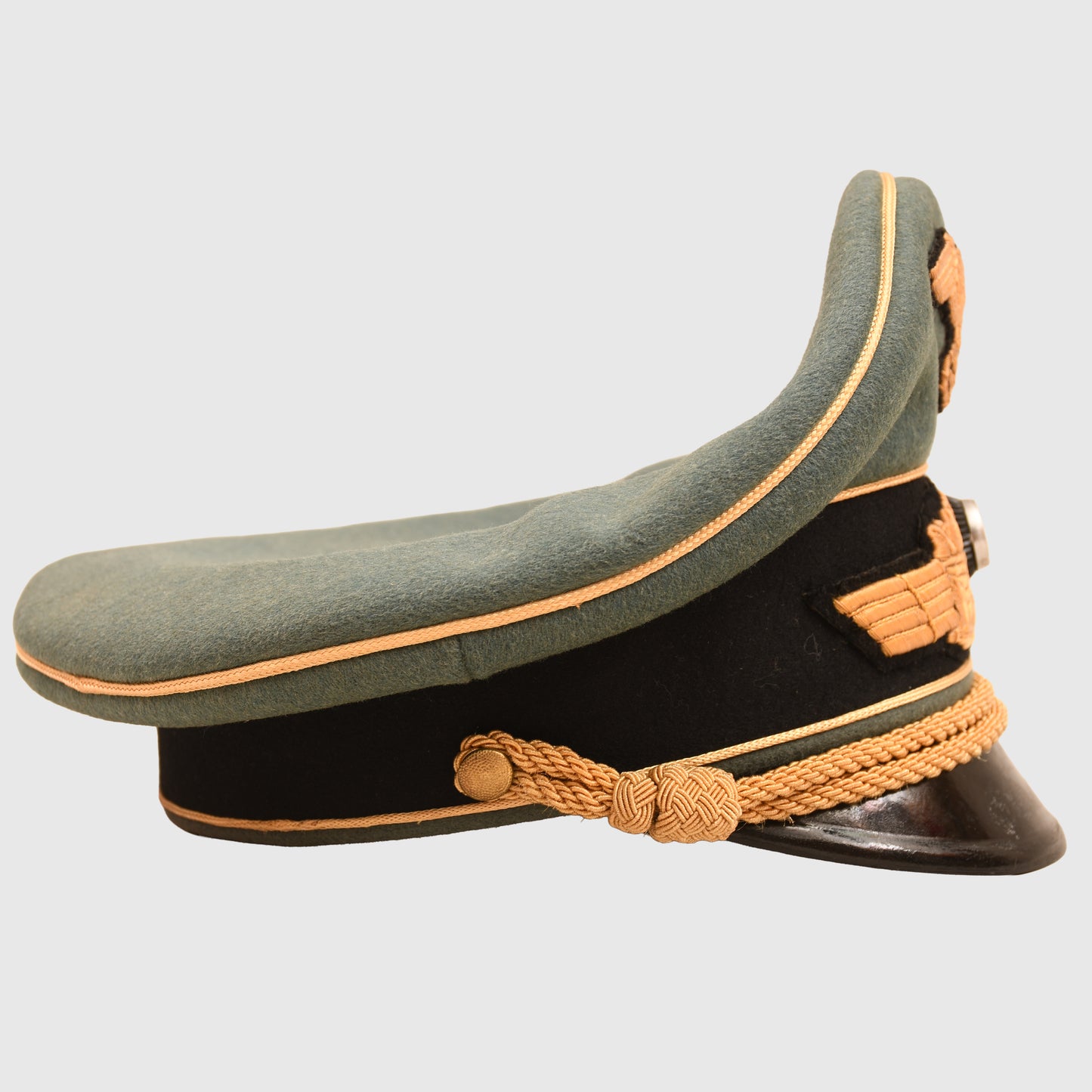 GERMAN WWII REICHSBAHN LEADERS VISOR CAP
