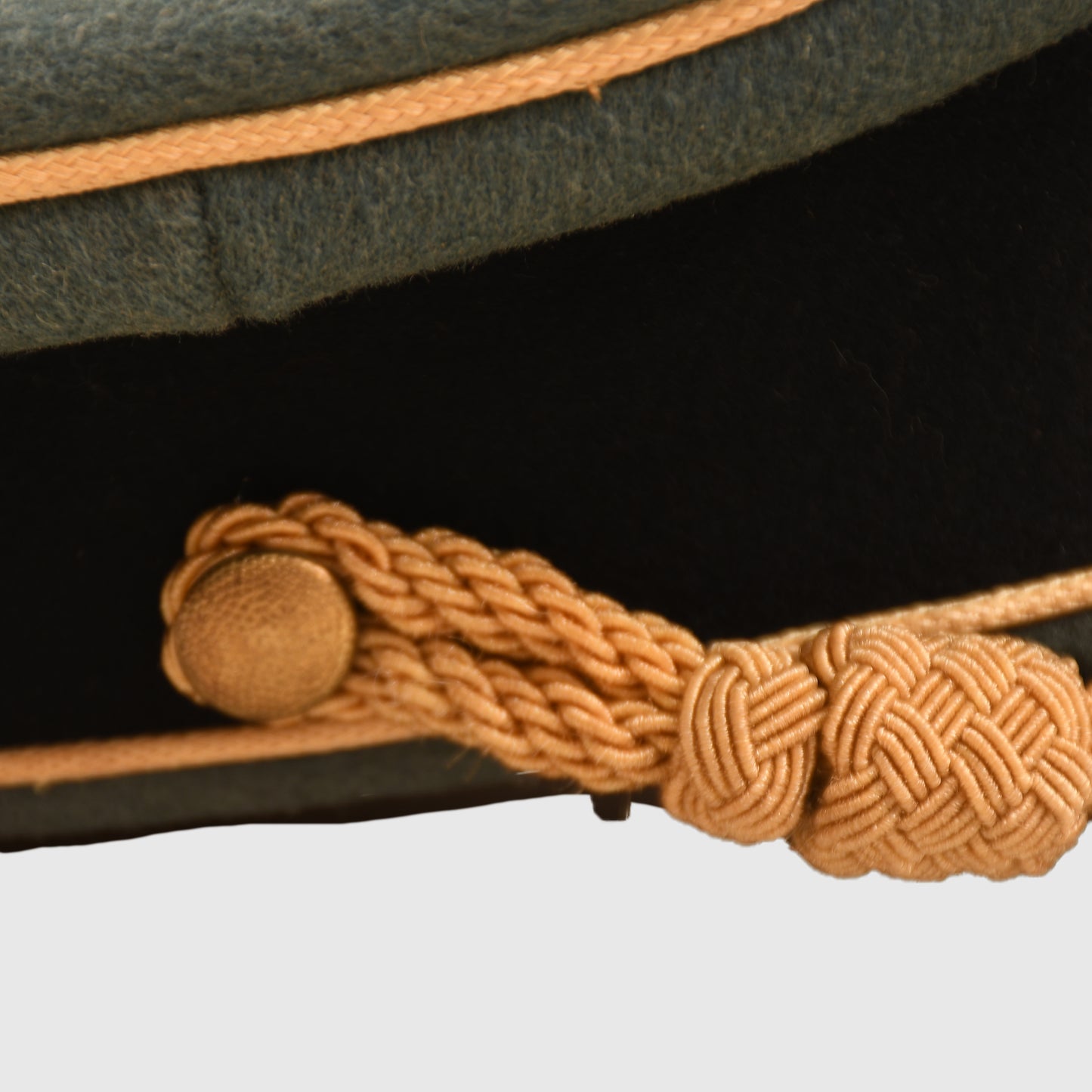 GERMAN WWII REICHSBAHN LEADERS VISOR CAP