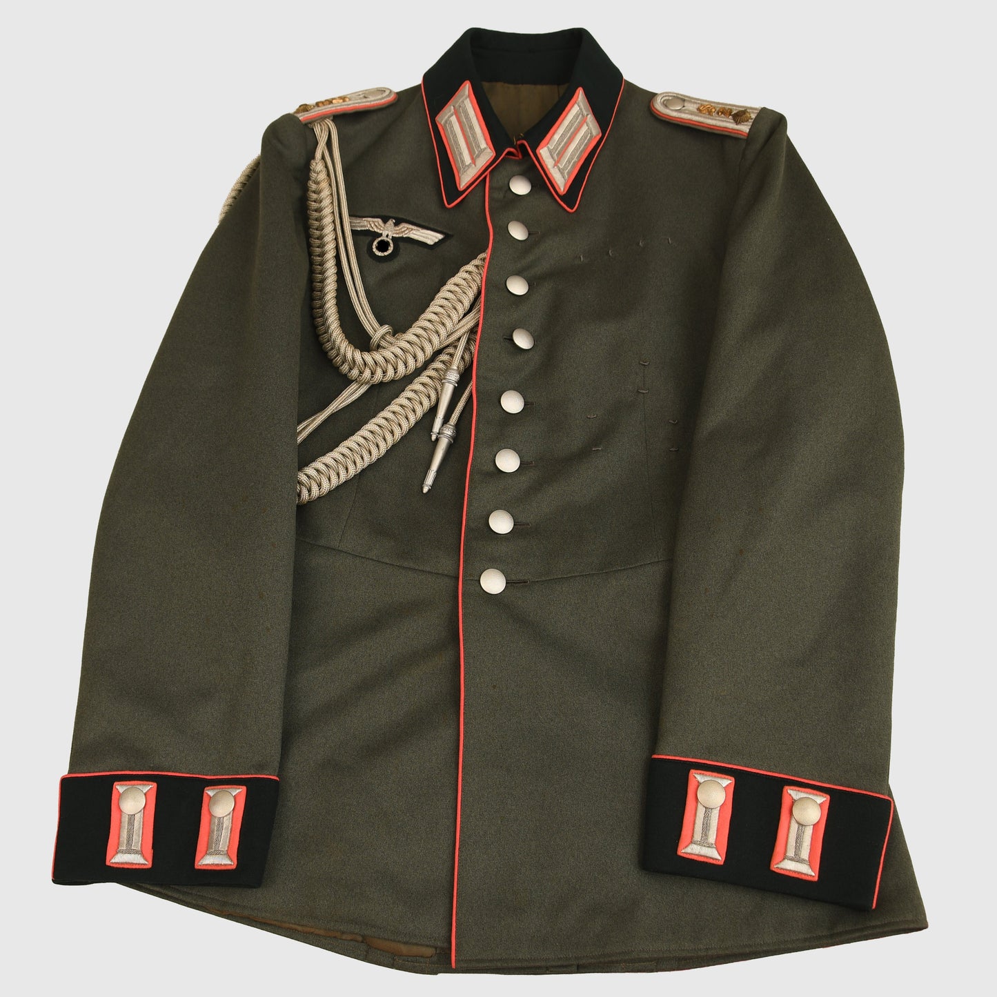 GERMAN WWII ARMY PANZER RESERVE OBERLEUTNANTS PARADE TUNIC