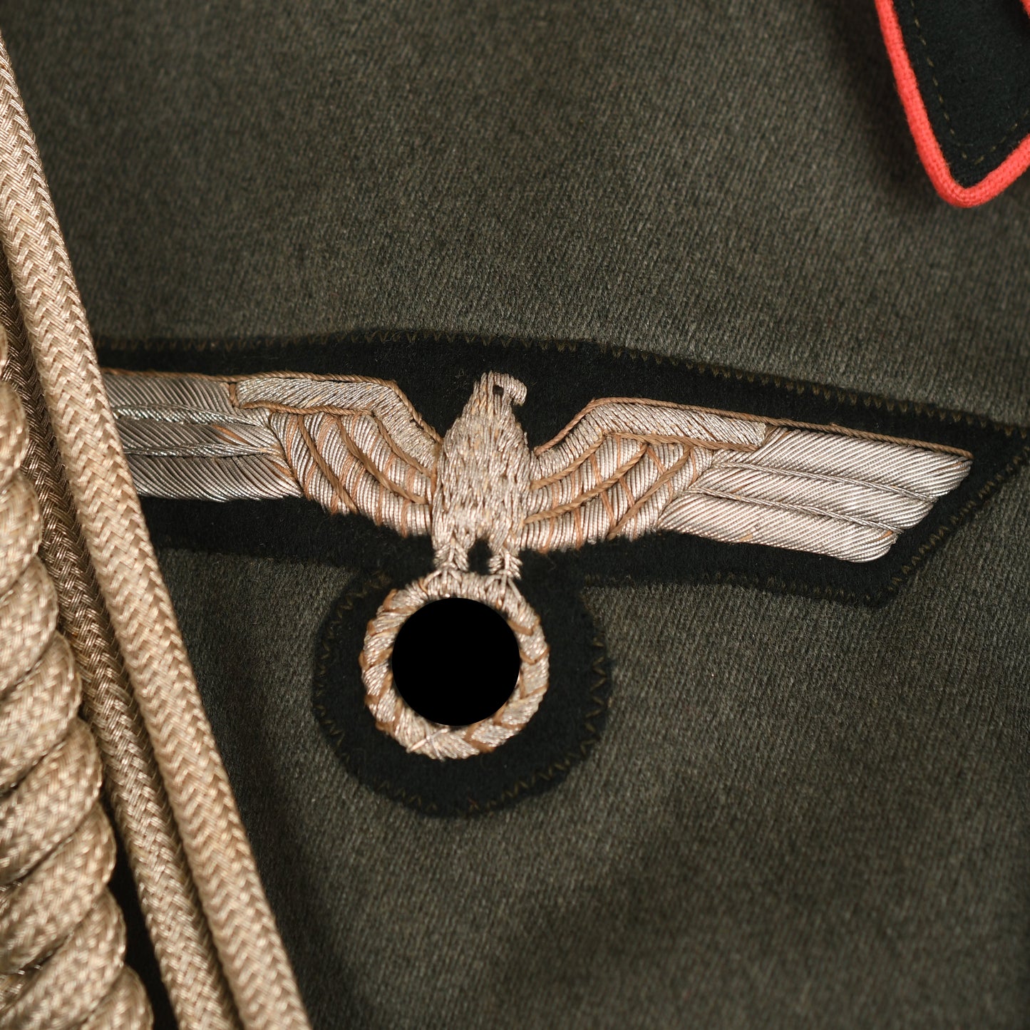 GERMAN WWII ARMY PANZER RESERVE OBERLEUTNANTS PARADE TUNIC