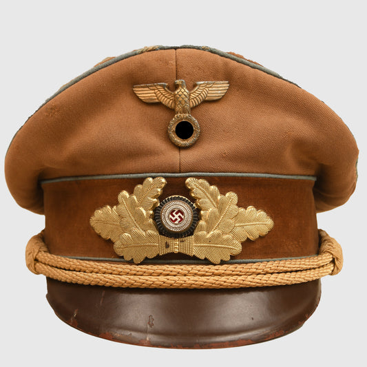 German WWII Ortsgruppe Political Leaders Visor Cap