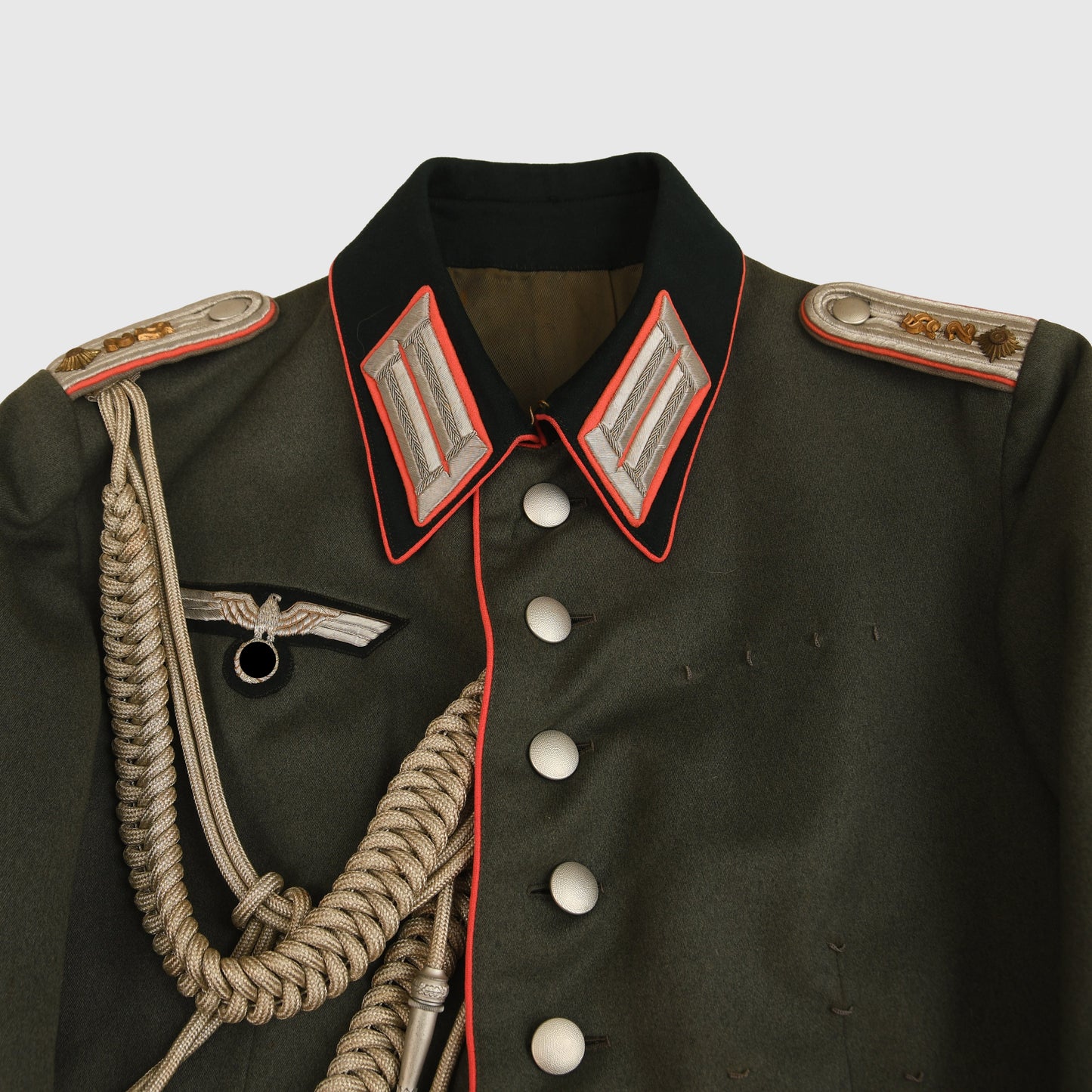GERMAN WWII ARMY PANZER RESERVE OBERLEUTNANTS PARADE TUNIC